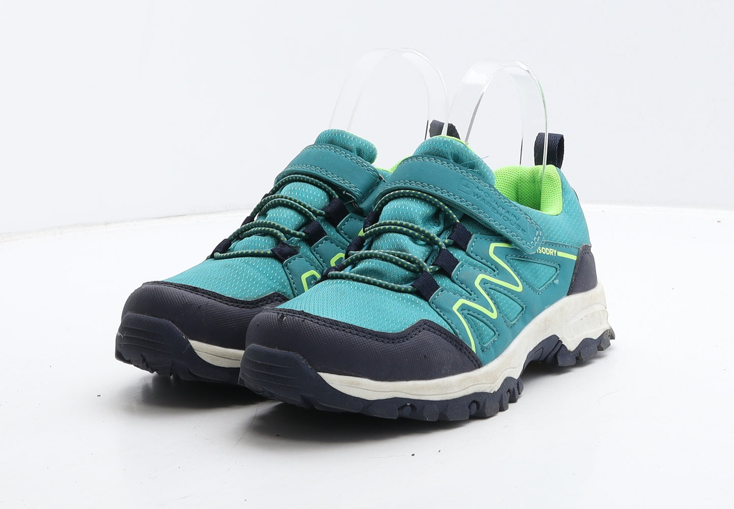 Mountain Warehouse Boys Blue Geometric Fabric Trainer UK 2 34
