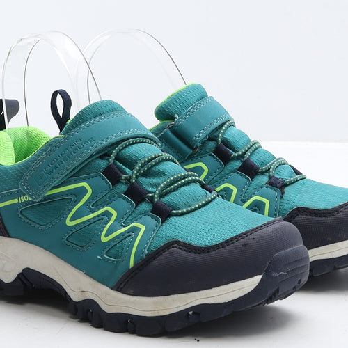 Mountain Warehouse Boys Blue Geometric Fabric Trainer UK 2 34
