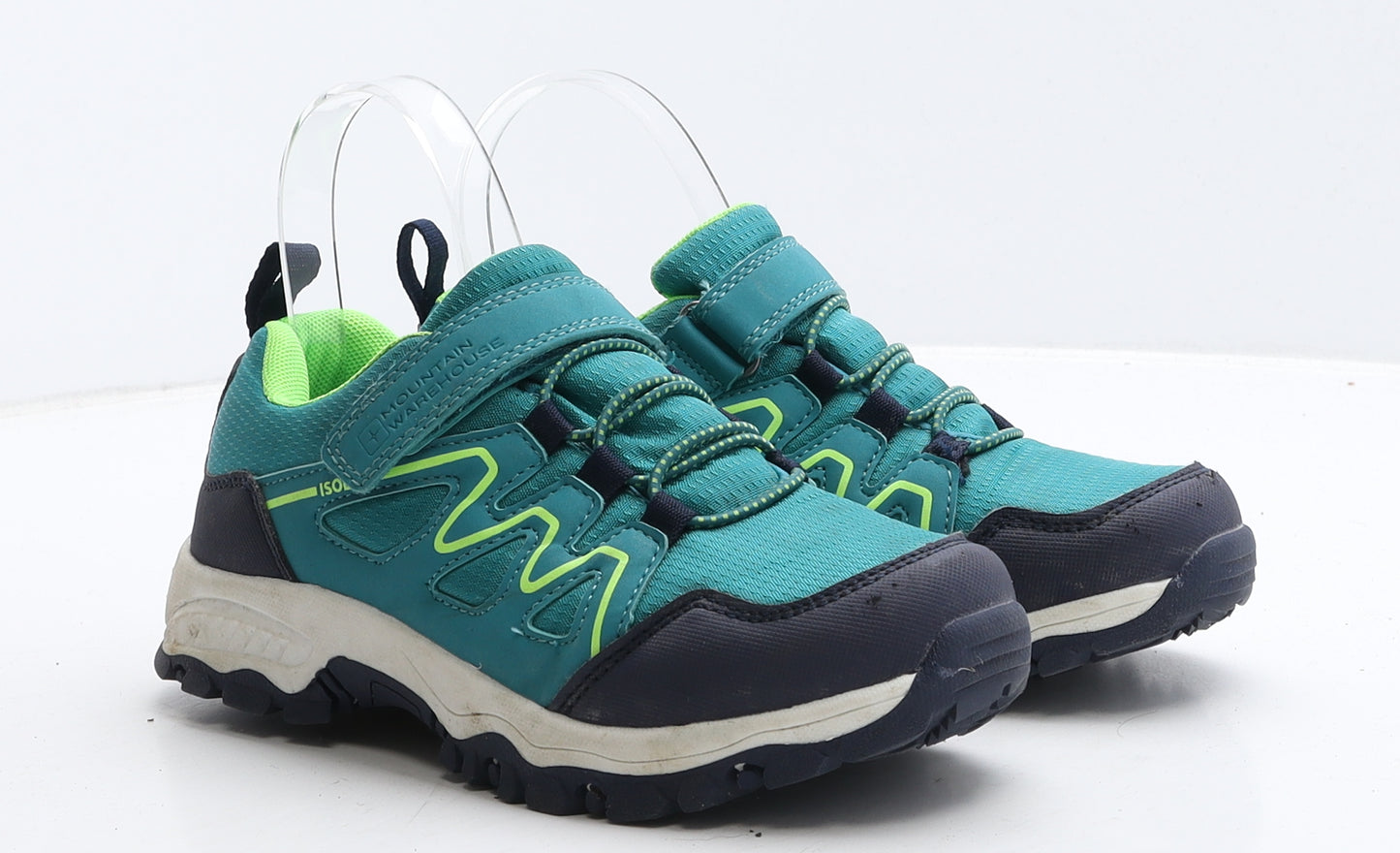 Mountain Warehouse Boys Blue Geometric Fabric Trainer UK 2 34