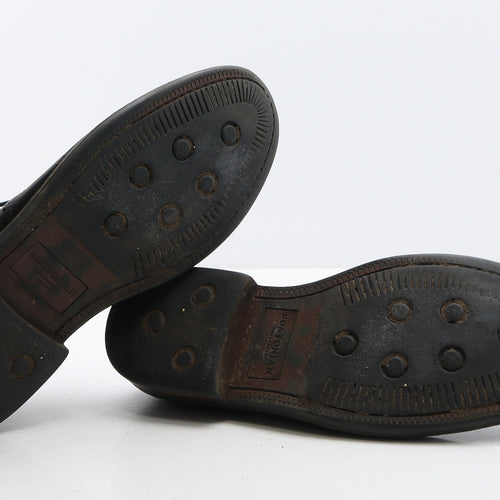 Bostonian Mens Black Leather Brogue Dress UK 8.5 42.5