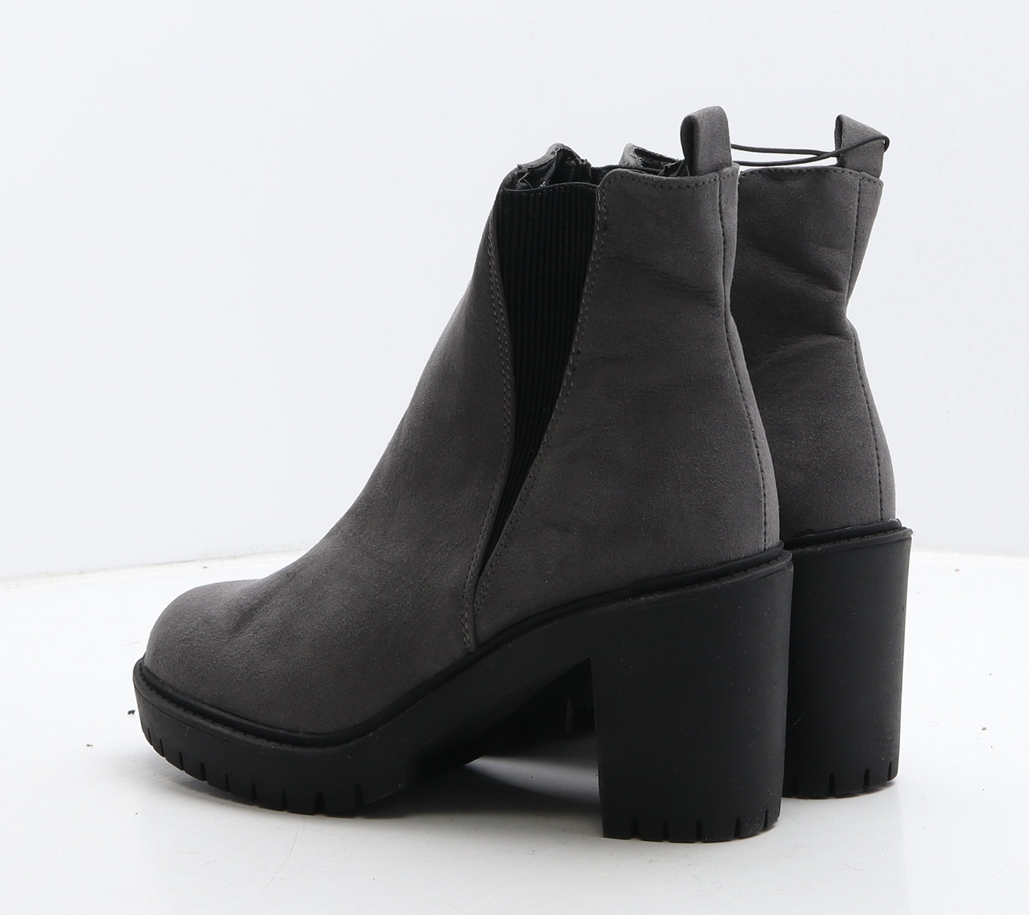 George Womens Grey Suede Chelsea Boot UK 6 39