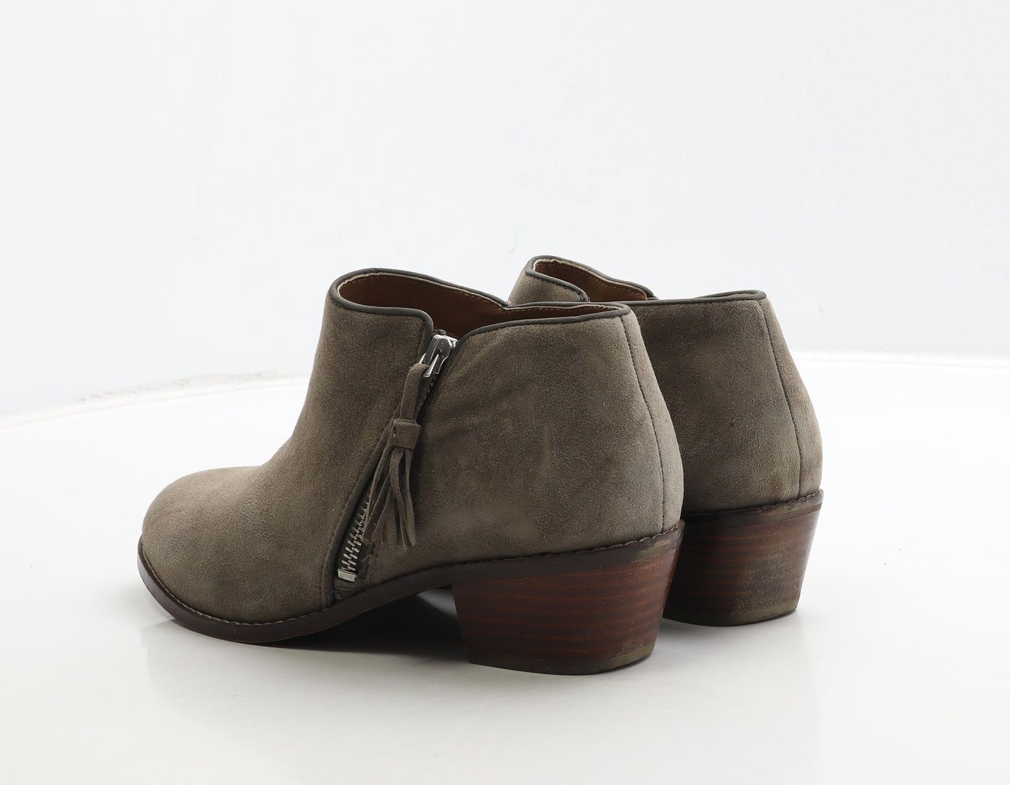 Vionic Womens Grey Leather Bootie Boot UK 6 39