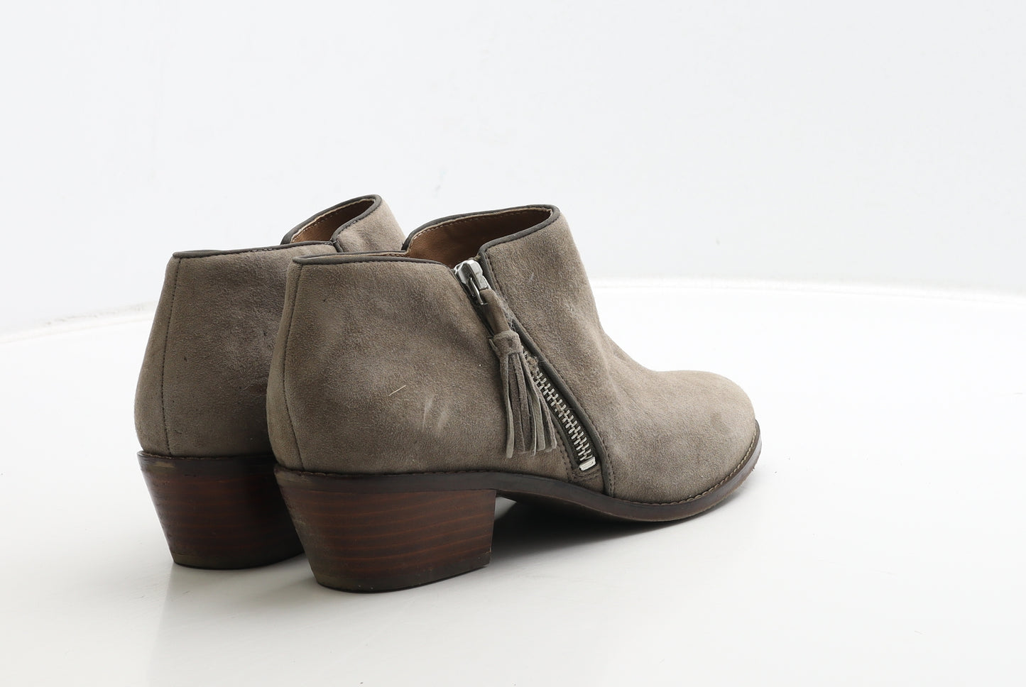 Vionic Womens Grey Leather Bootie Boot UK 6 39