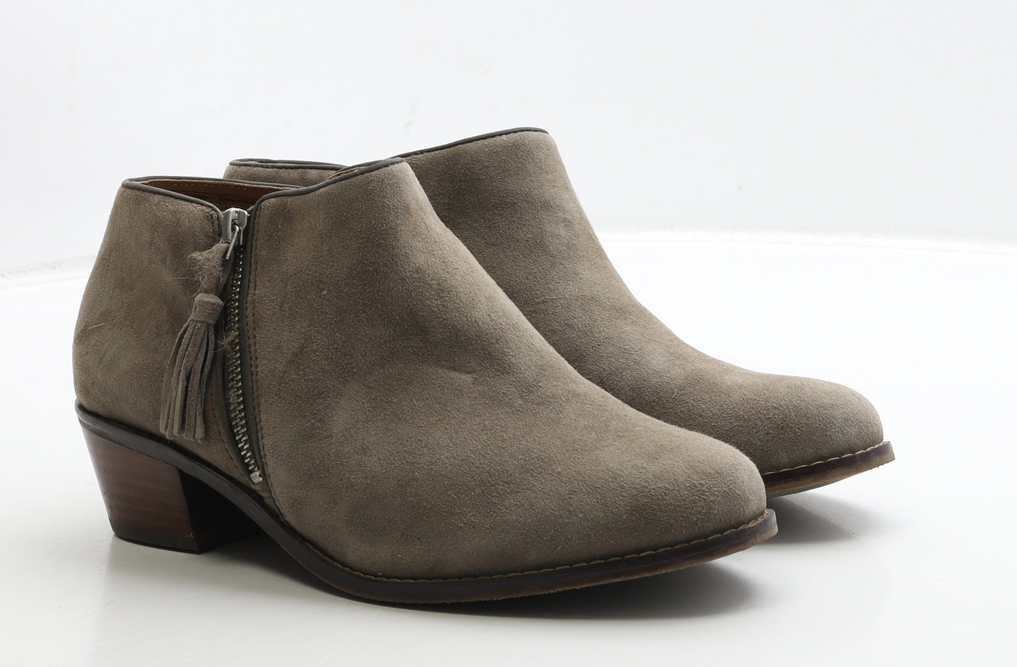 Vionic Womens Grey Leather Bootie Boot UK 6 39