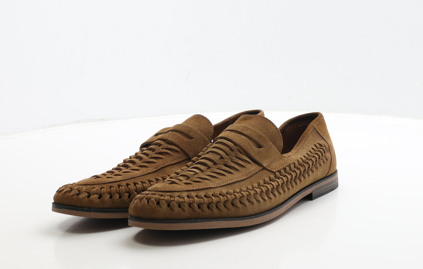 Thomas Crick Mens Brown Leather Loafer Casual UK 9 43