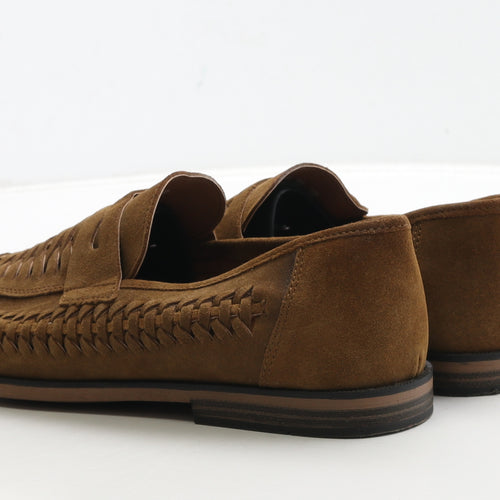 Thomas Crick Mens Brown Leather Loafer Casual UK 9 43