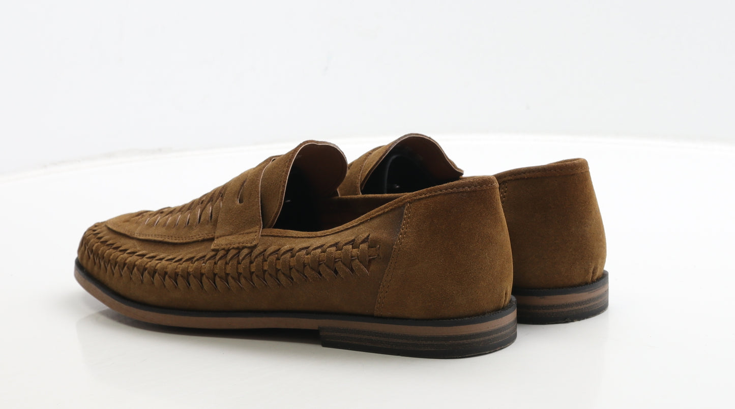 Thomas Crick Mens Brown Leather Loafer Casual UK 9 43