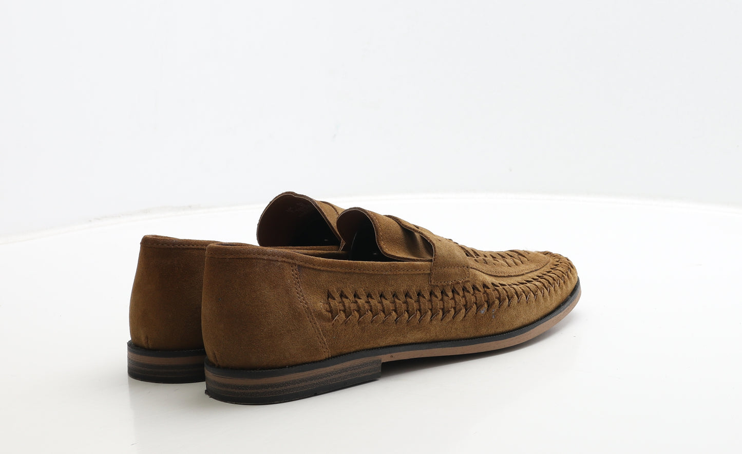 Thomas Crick Mens Brown Leather Loafer Casual UK 9 43