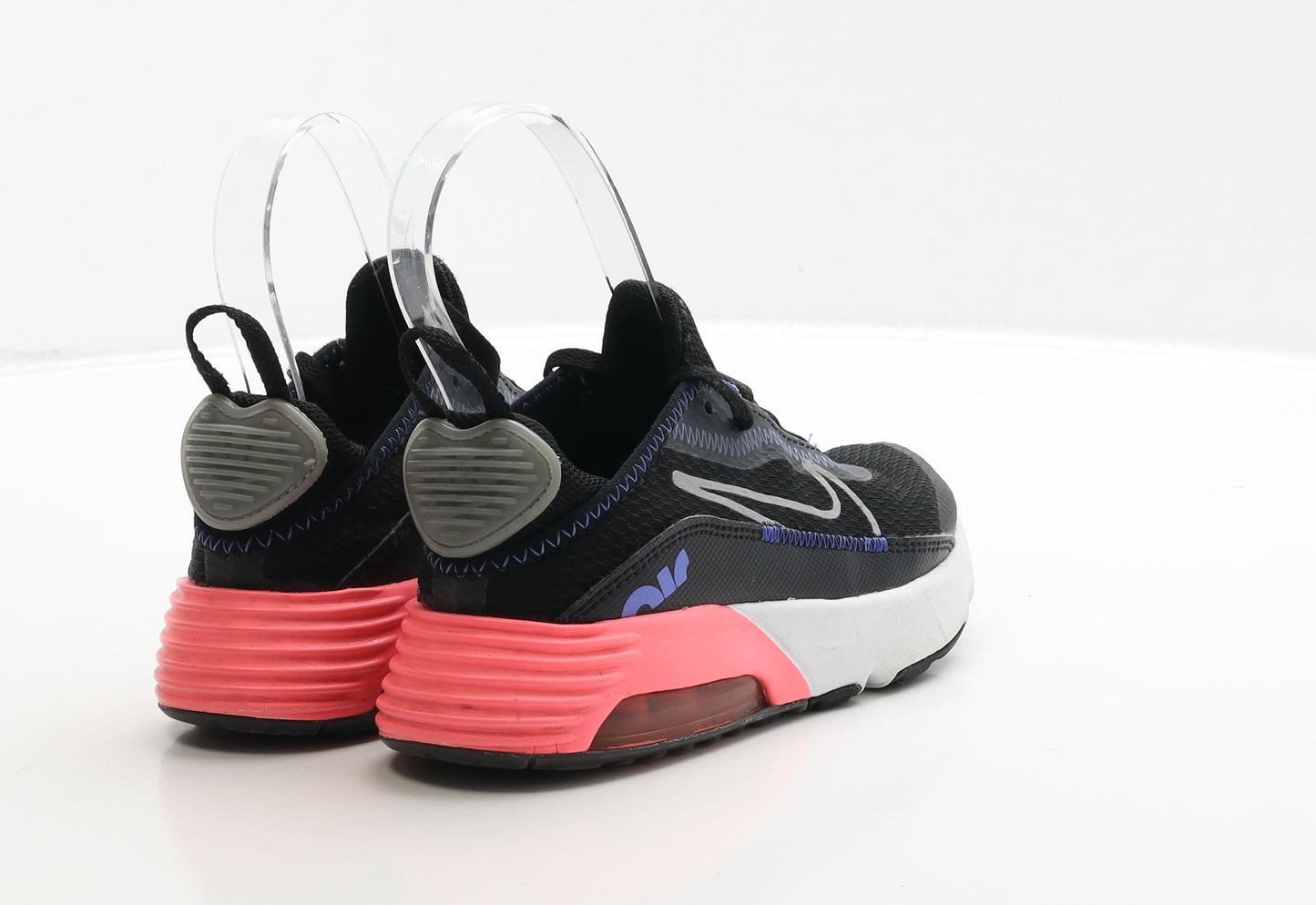 Nike Girls Black Polyester Trainer UK 12 30 - Airmax