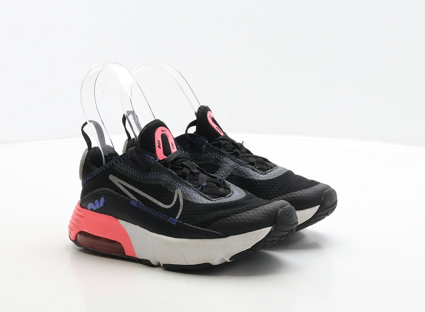 Nike Girls Black Polyester Trainer UK 12 30 - Airmax