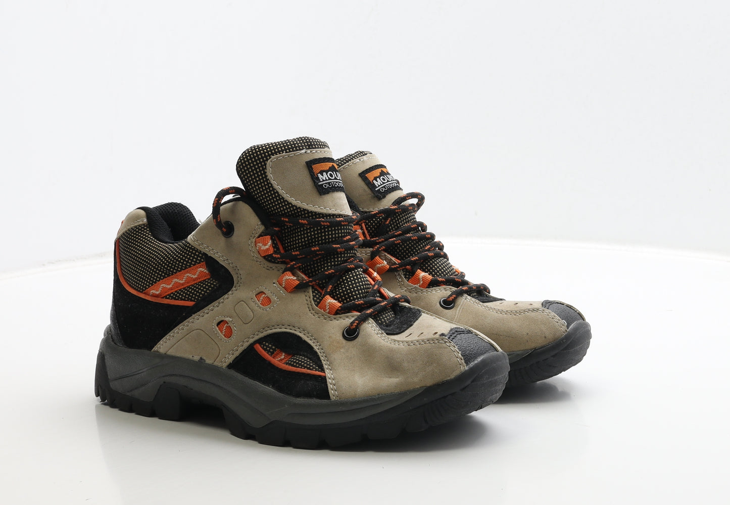 Mounty Outdoor Mens Beige Leather Combat Boot UK 6.5 40 - Walking Boots