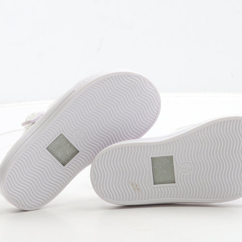 Preworn Girls Clear Rubber Fisherman Sandal UK 6 23 - Unicorn Detail