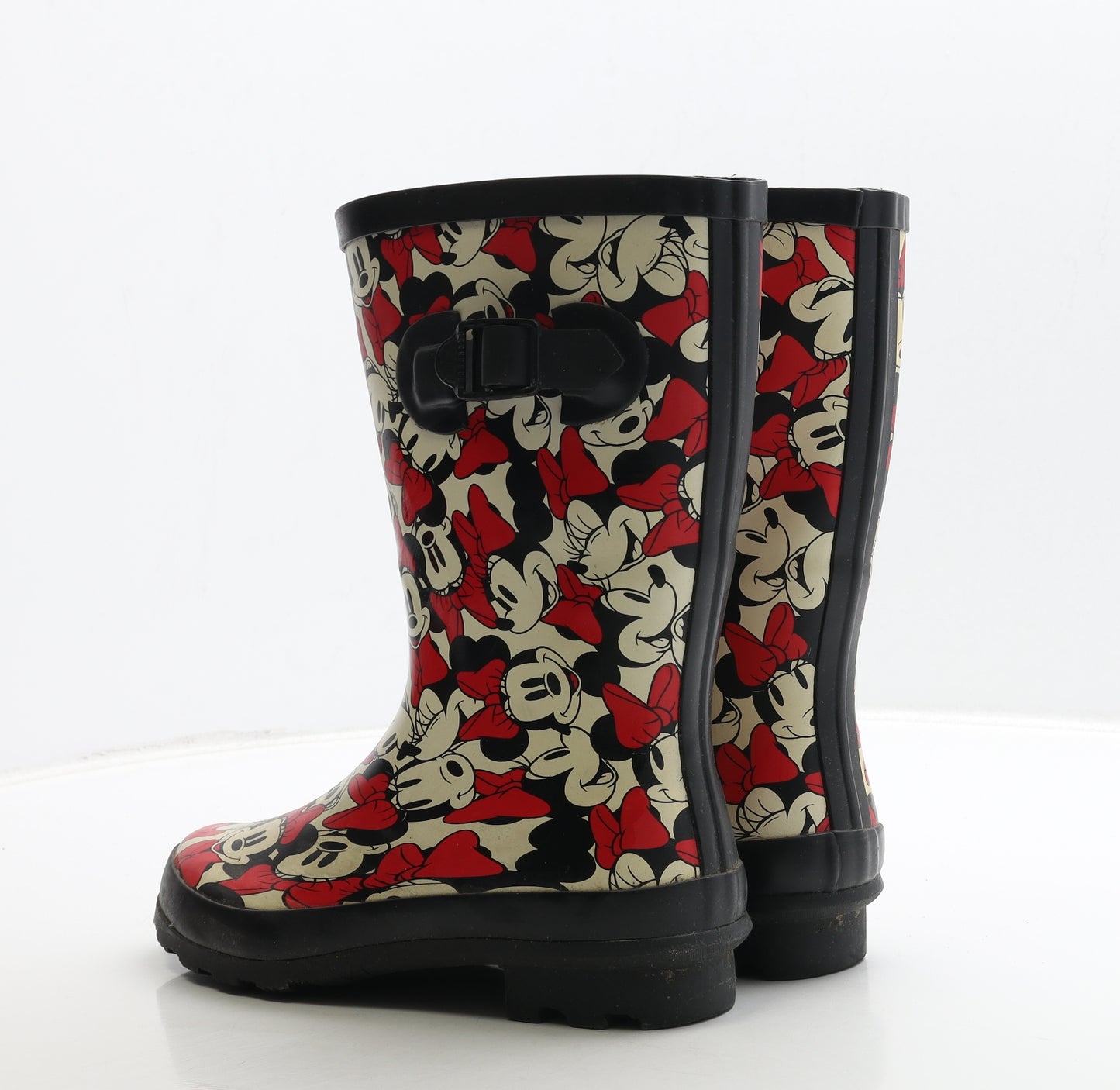 George Womens Multicoloured Rubber Wellies Boot UK 5 38 - Minnie Mouse