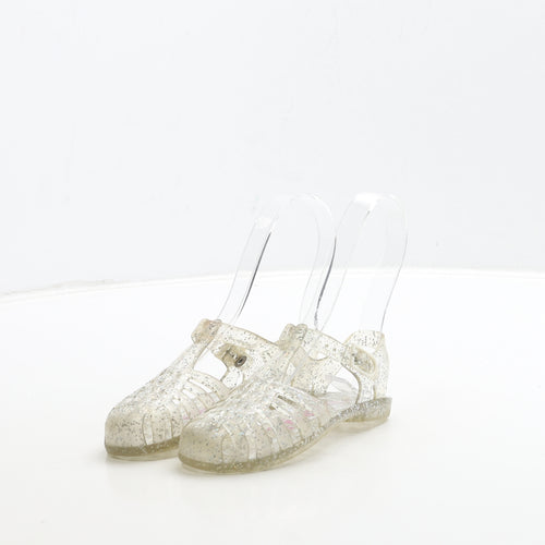 George Girls Clear Rubber Fisherman Sandal UK 7 24