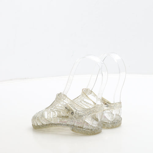 George Girls Clear Rubber Fisherman Sandal UK 7 24