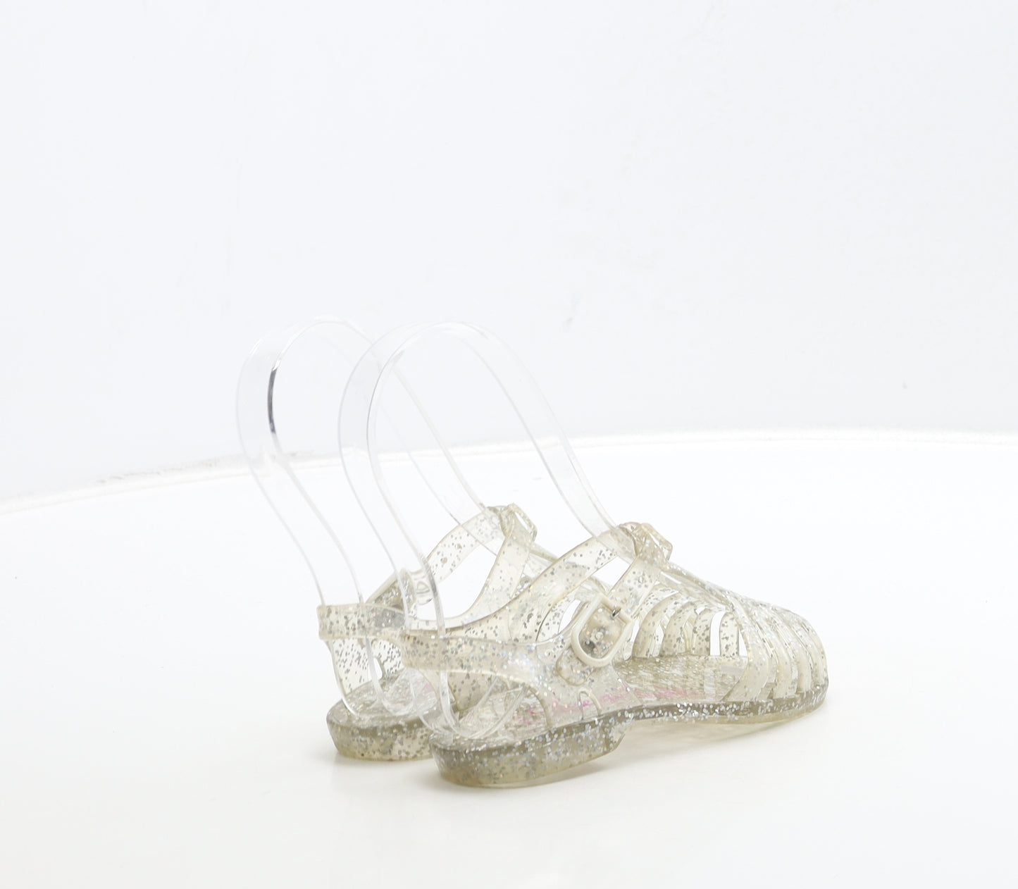 George Girls Clear Rubber Fisherman Sandal UK 7 24