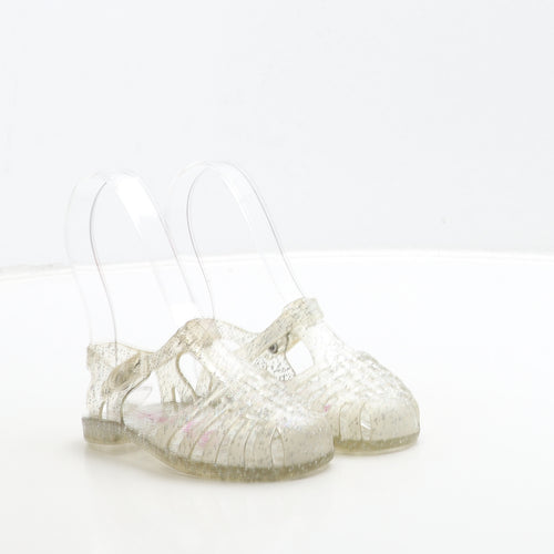 George Girls Clear Rubber Fisherman Sandal UK 7 24