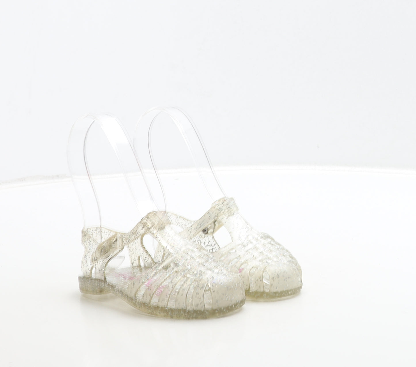 George Girls Clear Rubber Fisherman Sandal UK 7 24