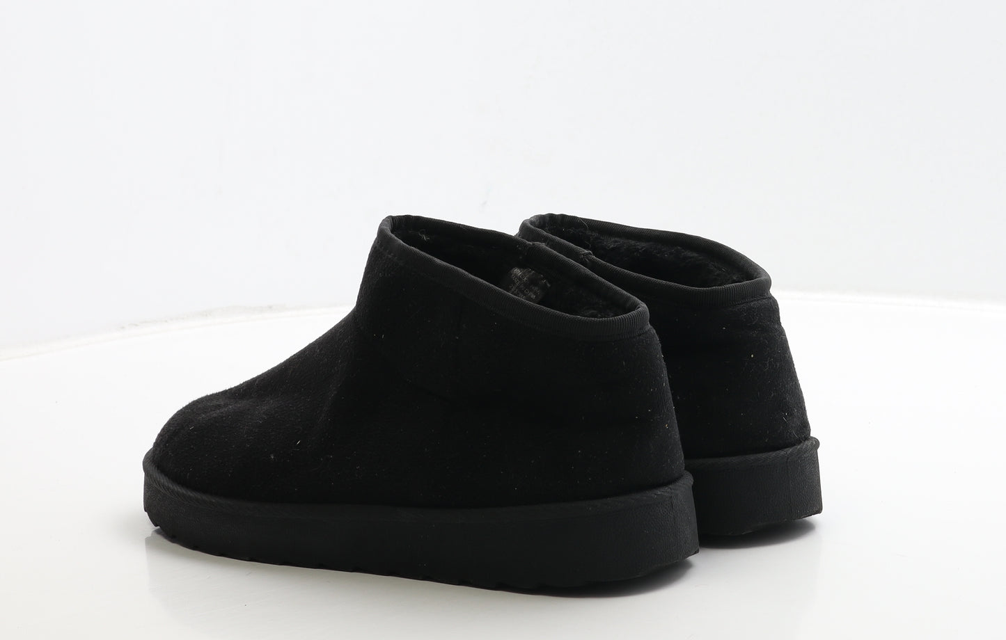 Primark Womens Black Suede Shearling Style Boot UK 7 40