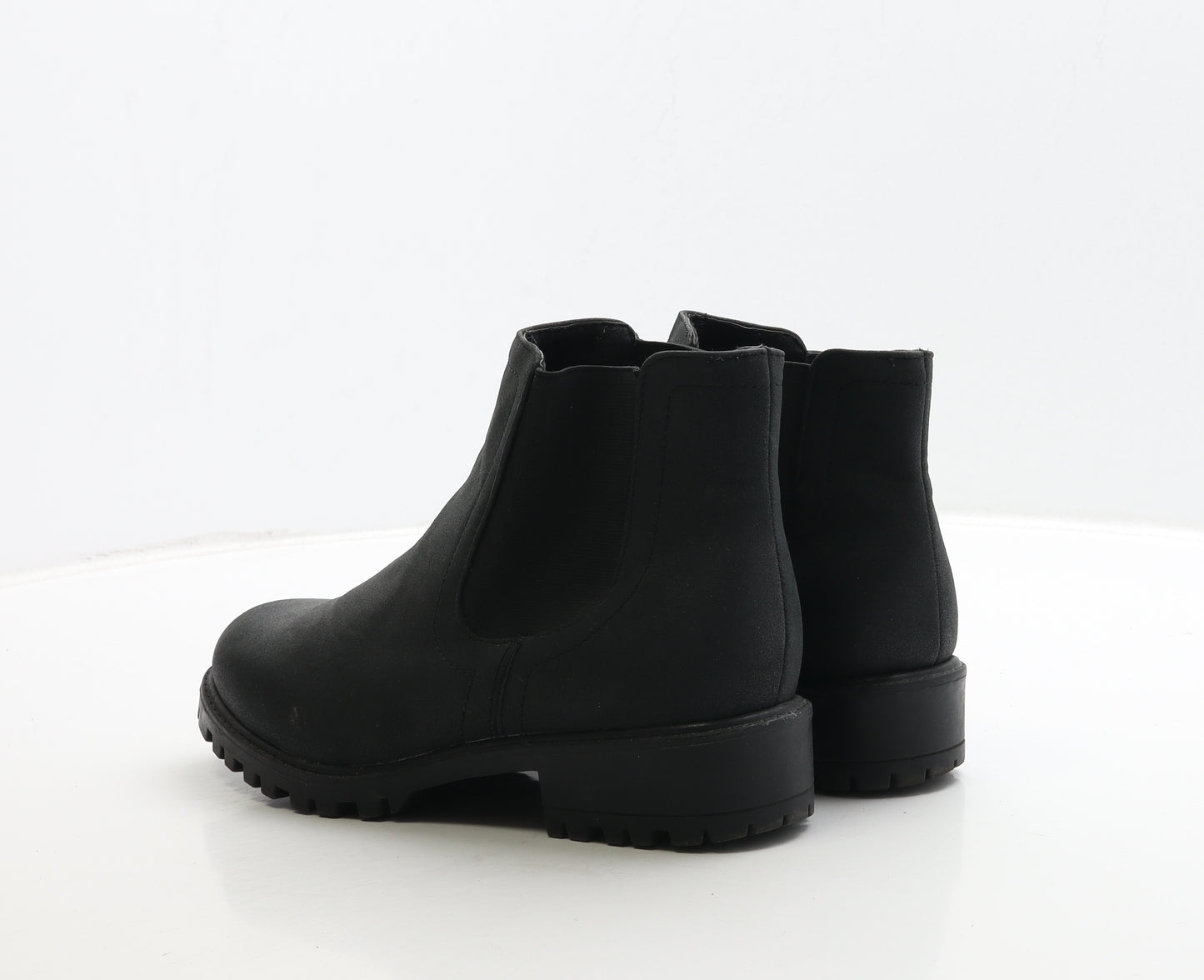 New Look Womens Black Leather Chelsea Boot UK 6 39