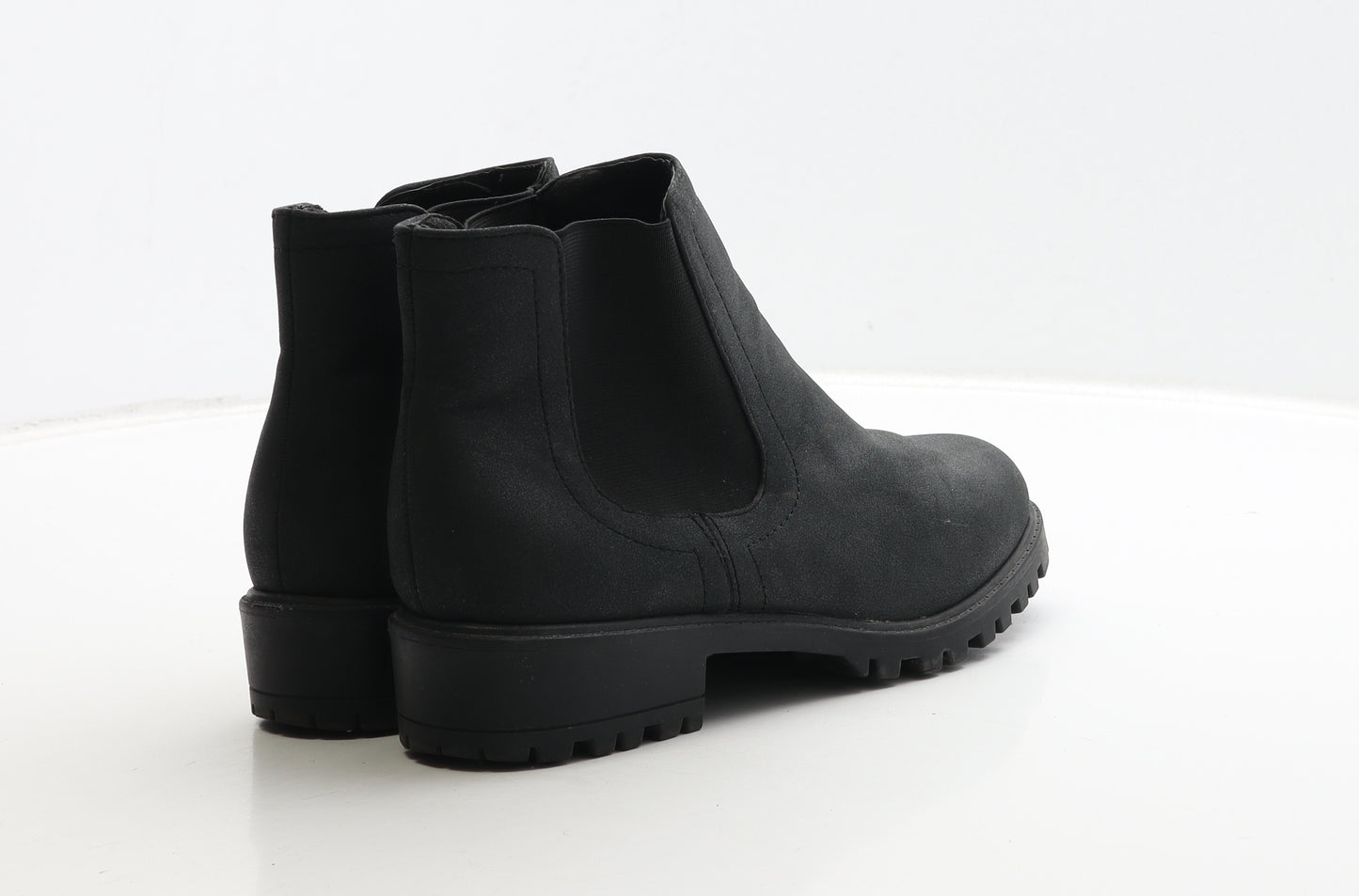 New Look Womens Black Leather Chelsea Boot UK 6 39