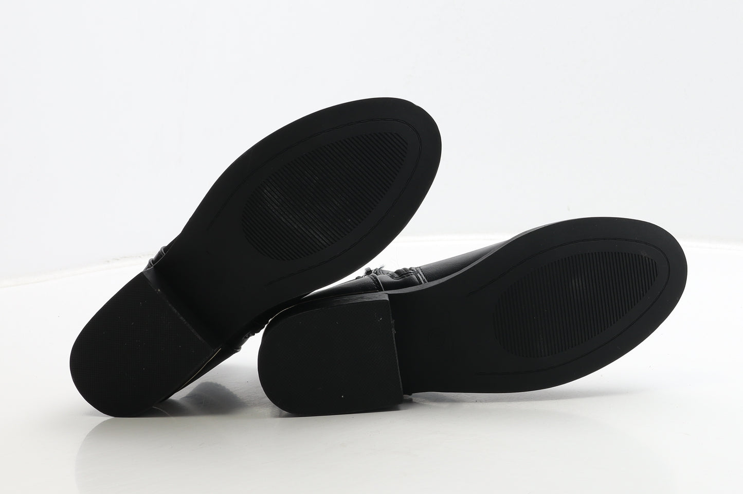 Topway Womens Black Leather Bootie Boot UK 4 37