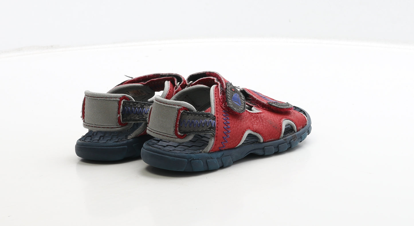 NEXT Boys Red Polyester Fisherman Sandal UK 9 27