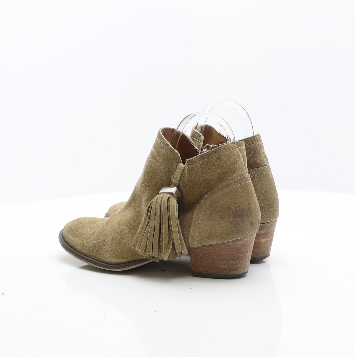 River Island Womens Green Suede Chelsea Boot UK 8