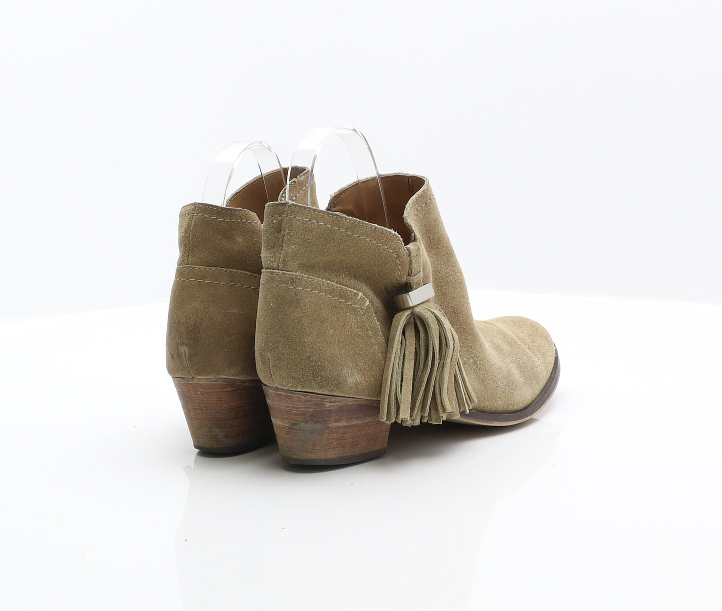 River Island Womens Green Suede Chelsea Boot UK 8
