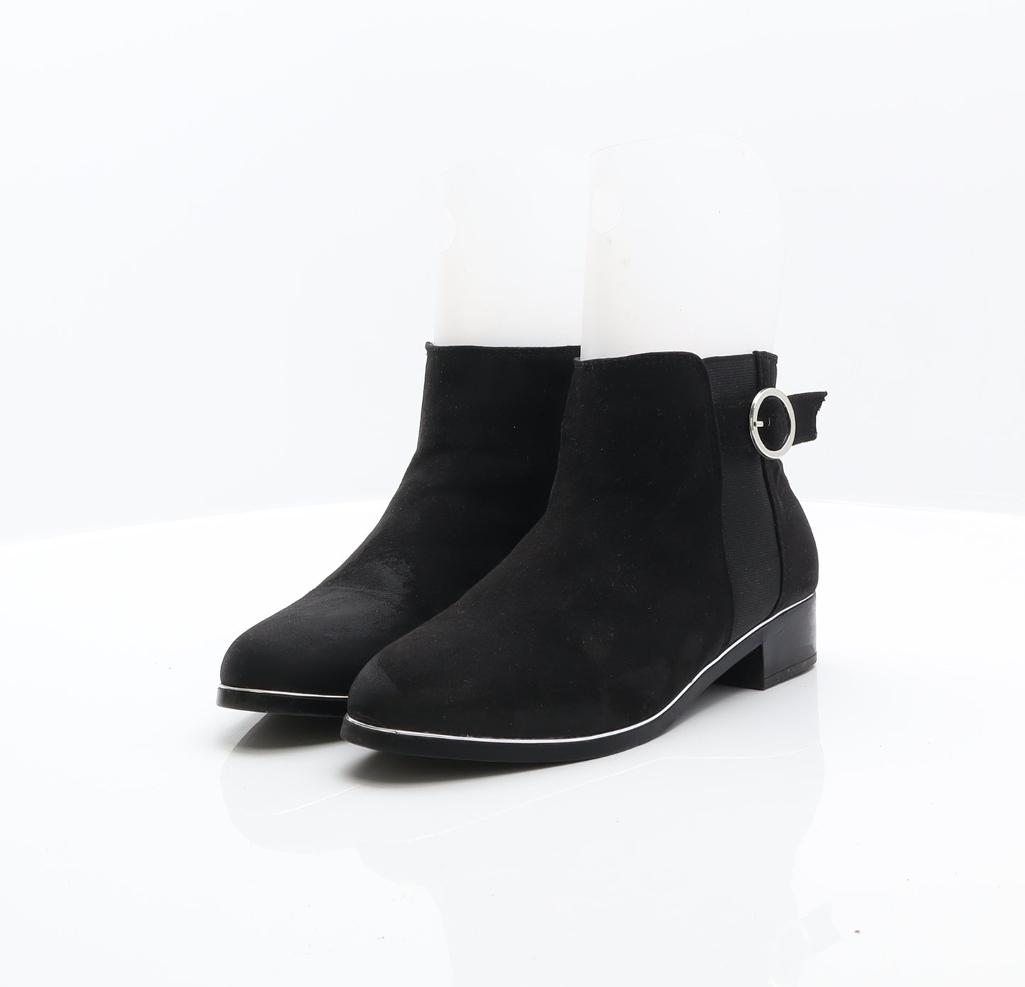 Primark Womens Black Suede Chelsea Boot UK 6 39