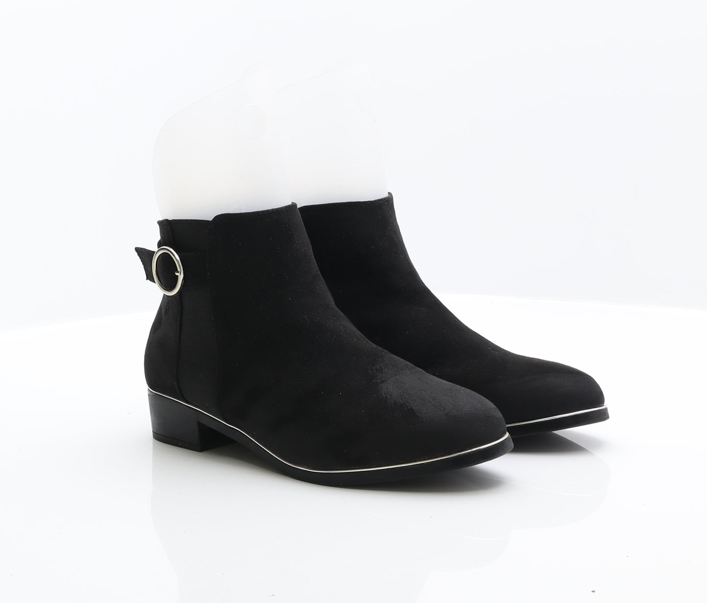 Primark Womens Black Suede Chelsea Boot UK 6 39