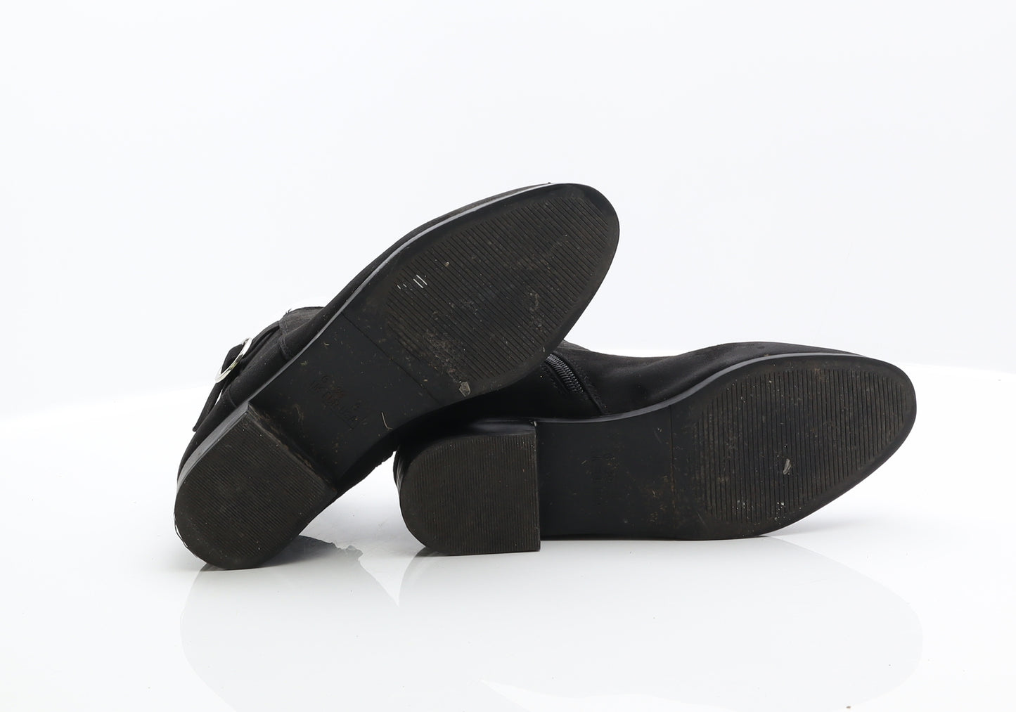 Primark Womens Black Suede Chelsea Boot UK 6 39