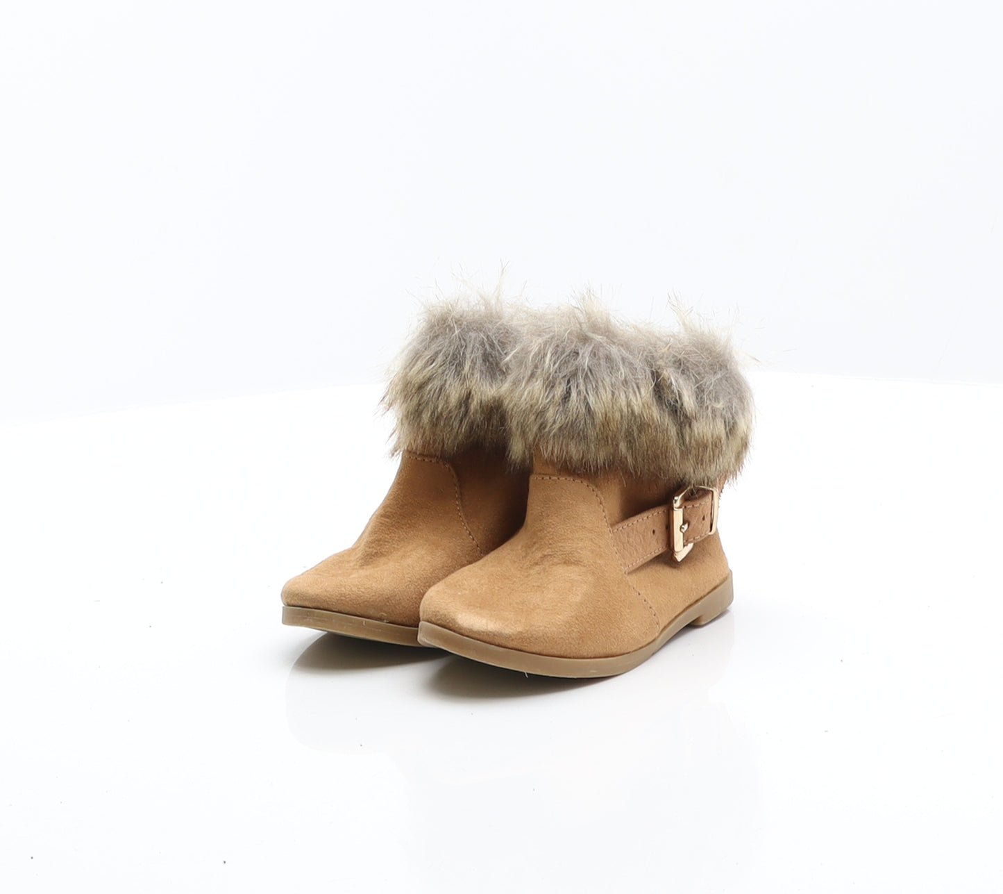 River Island Girls Brown Suede Chelsea Boot UK 6