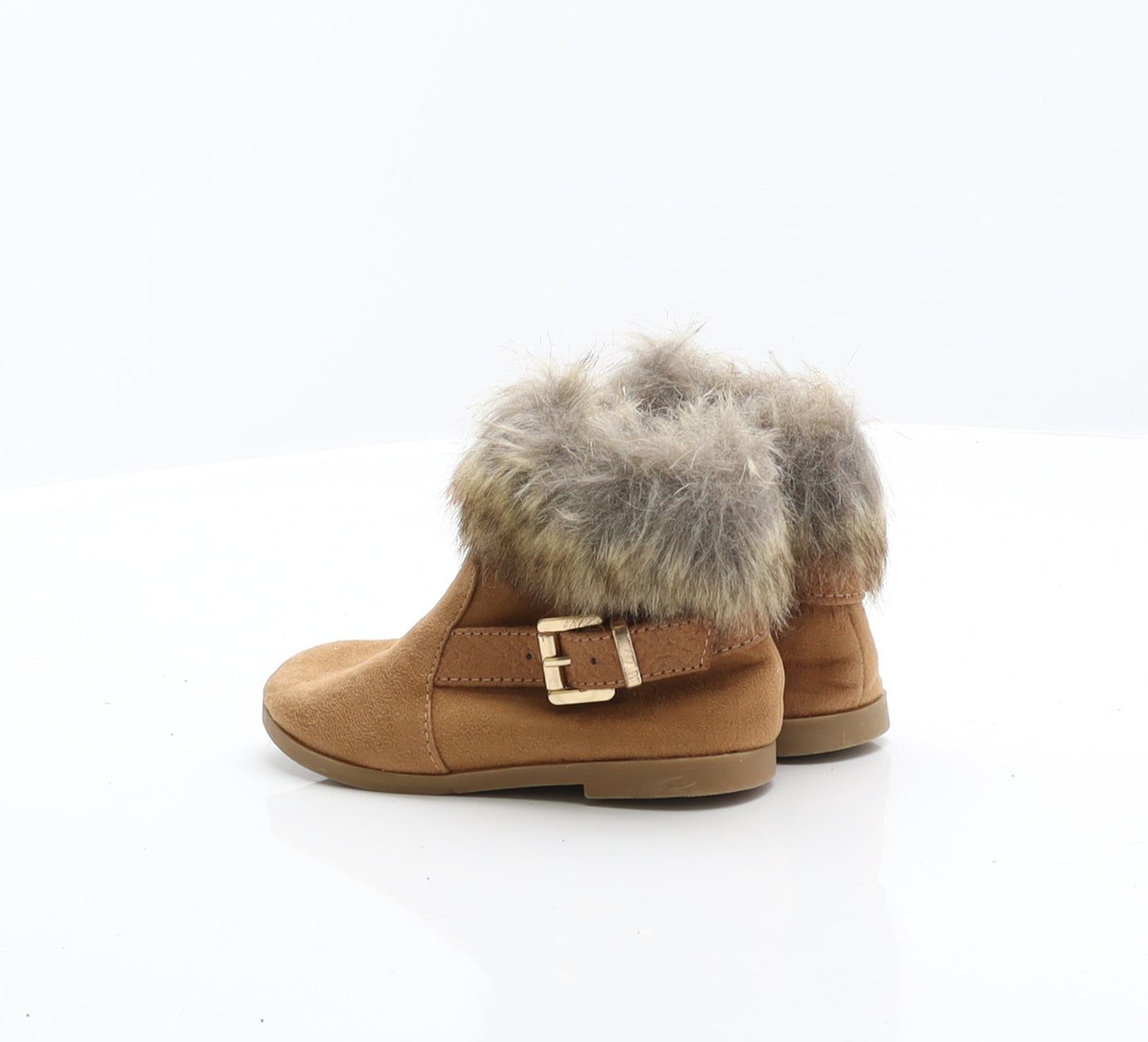River Island Girls Brown Suede Chelsea Boot UK 6