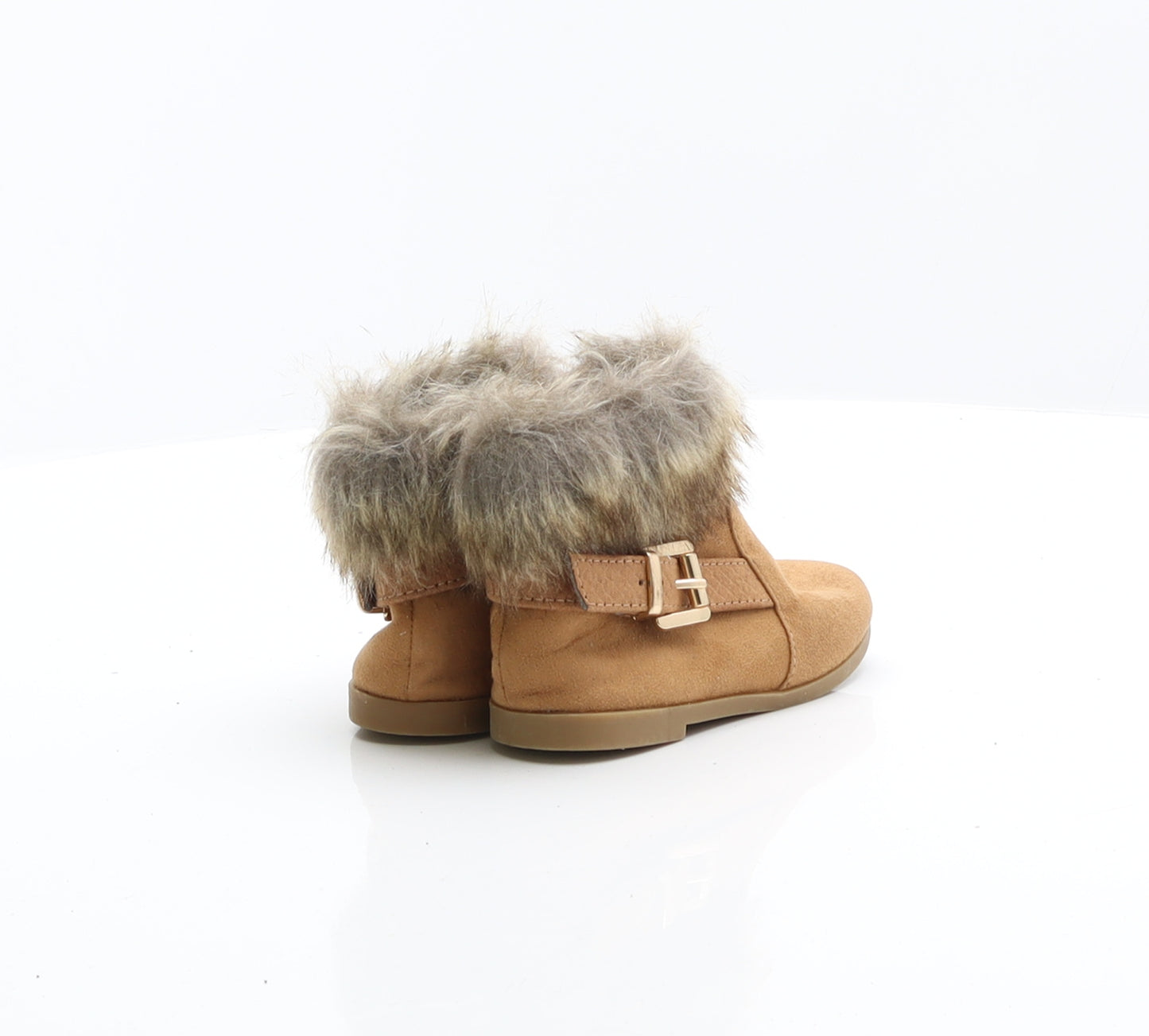 River Island Girls Brown Suede Chelsea Boot UK 6