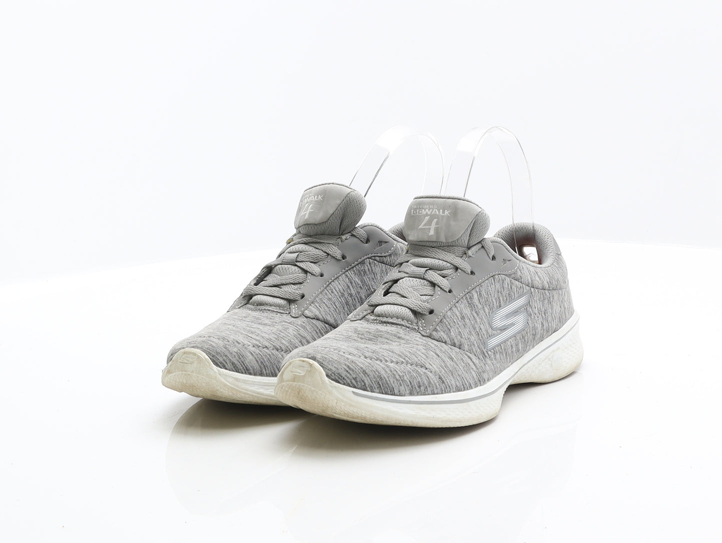 Sketchers Womens Grey Synthetic Trainer UK 3.5 36.5