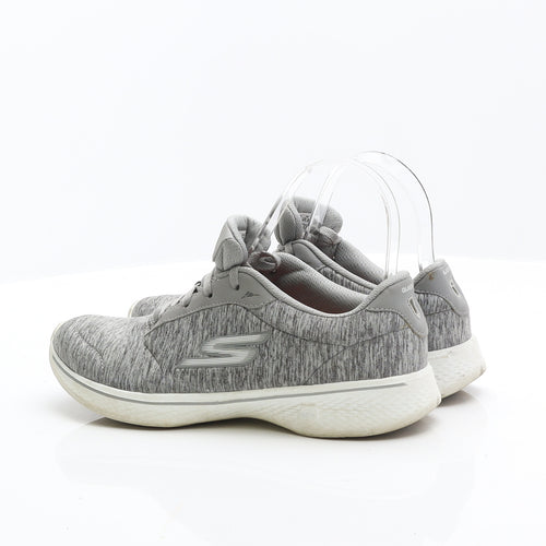 Sketchers Womens Grey Synthetic Trainer UK 3.5 36.5