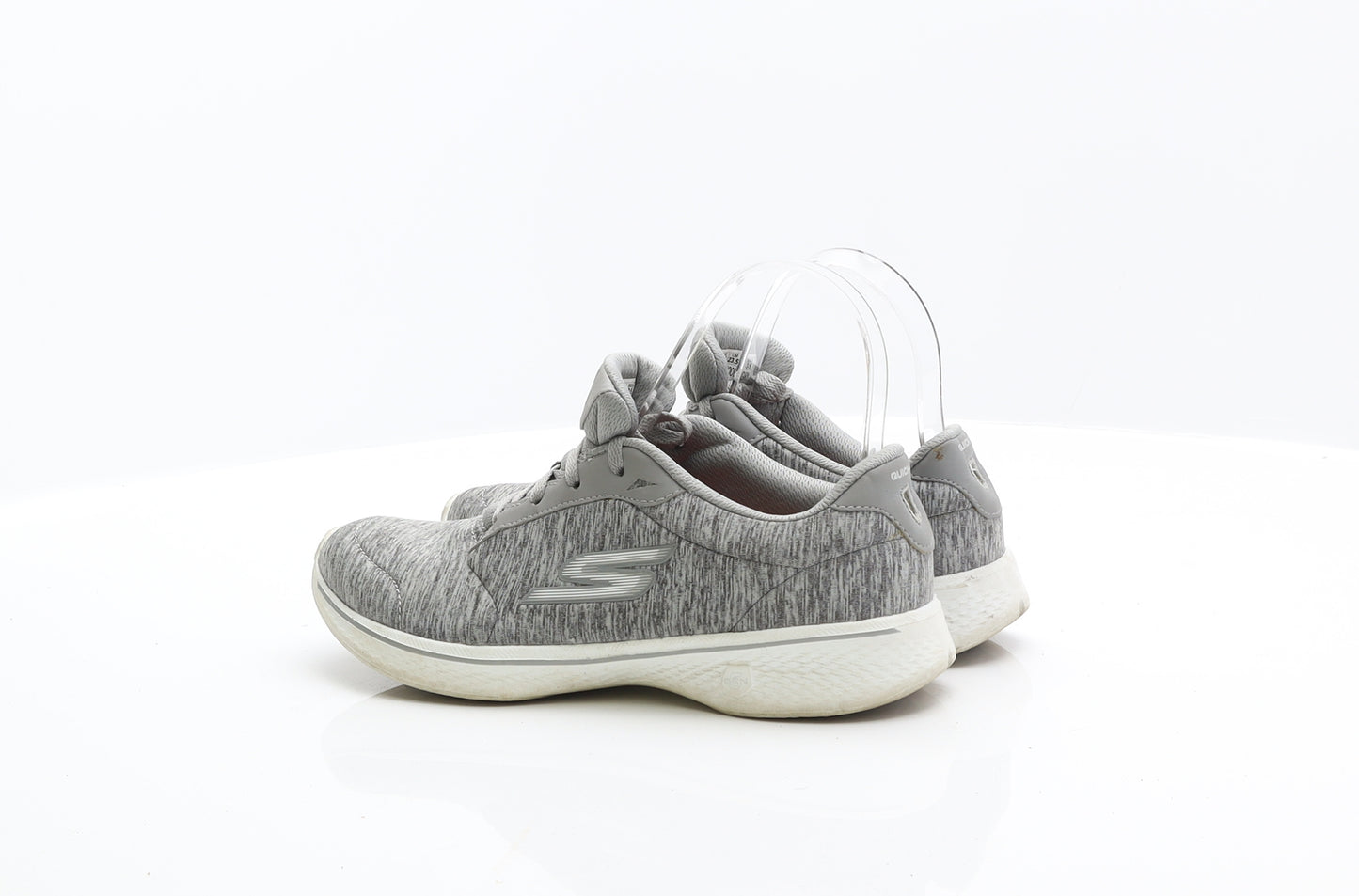 Sketchers Womens Grey Synthetic Trainer UK 3.5 36.5