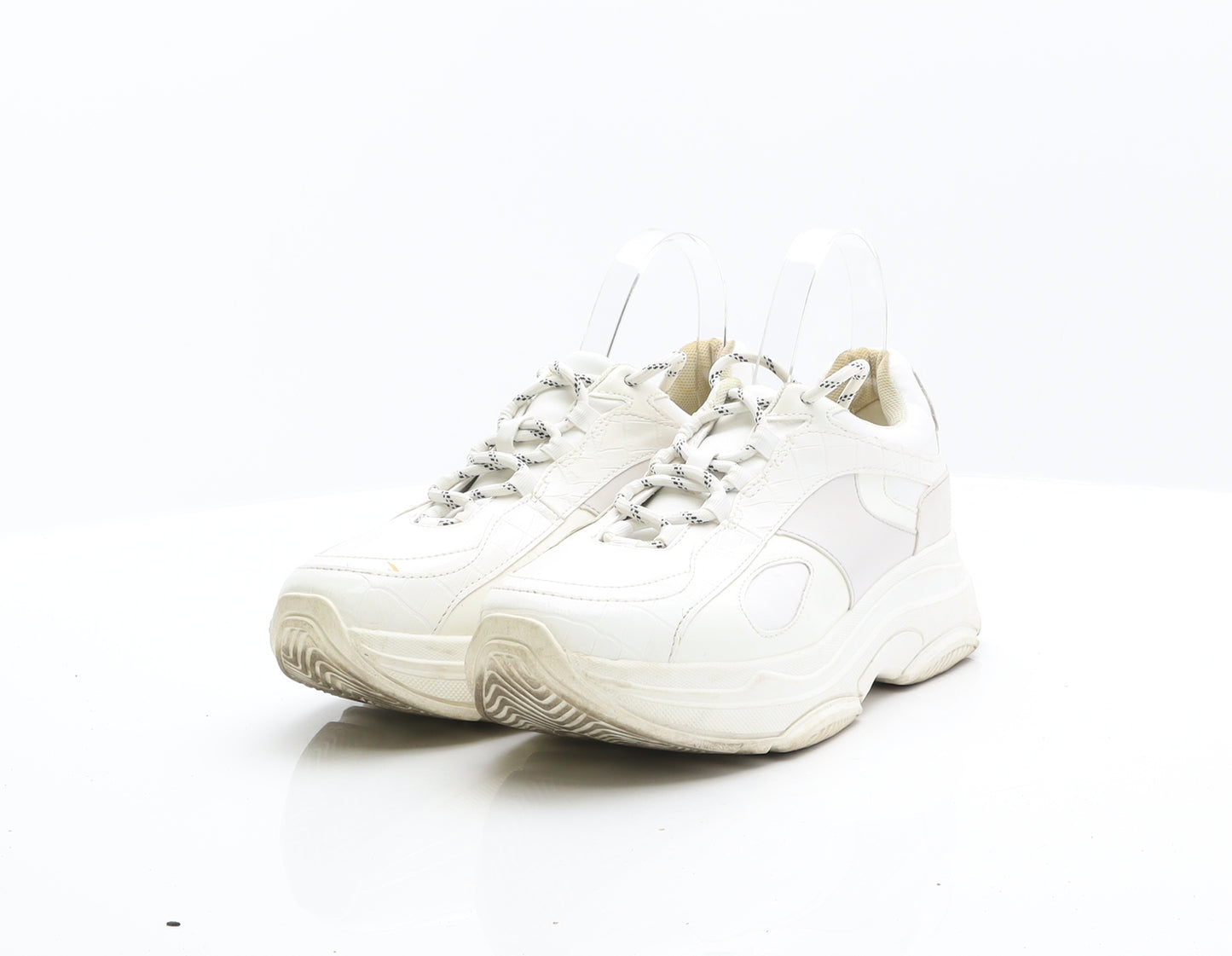 NEXT Womens White Synthetic Trainer UK 6 39