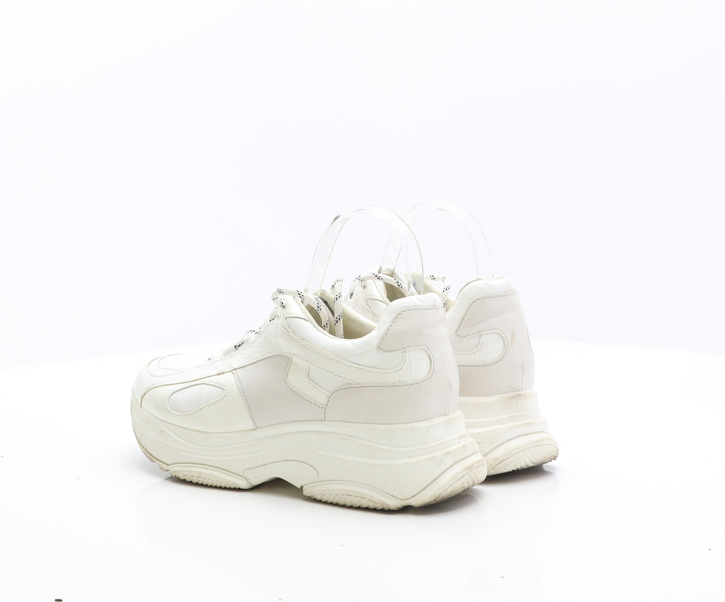 NEXT Womens White Synthetic Trainer UK 6 39