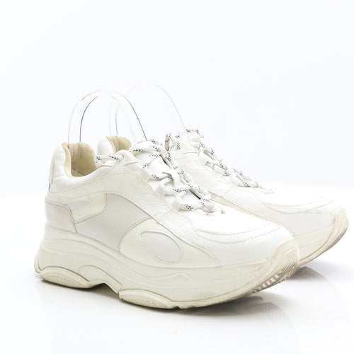 NEXT Womens White Synthetic Trainer UK 6 39