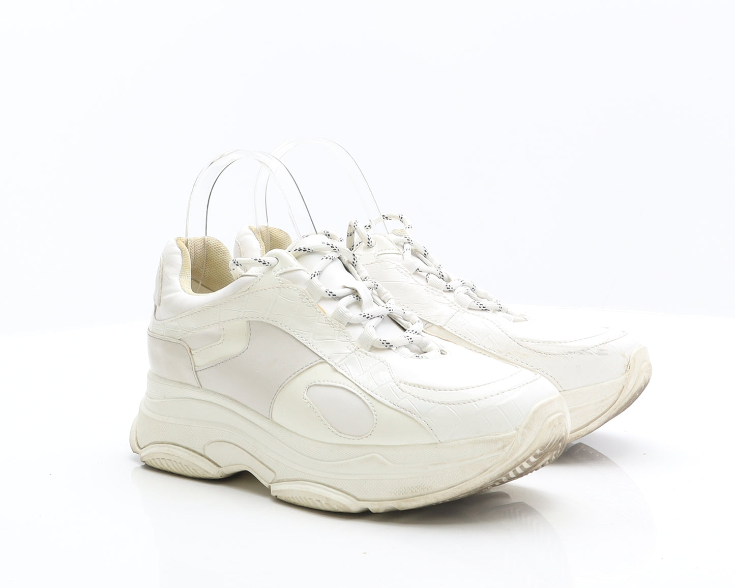 NEXT Womens White Synthetic Trainer UK 6 39