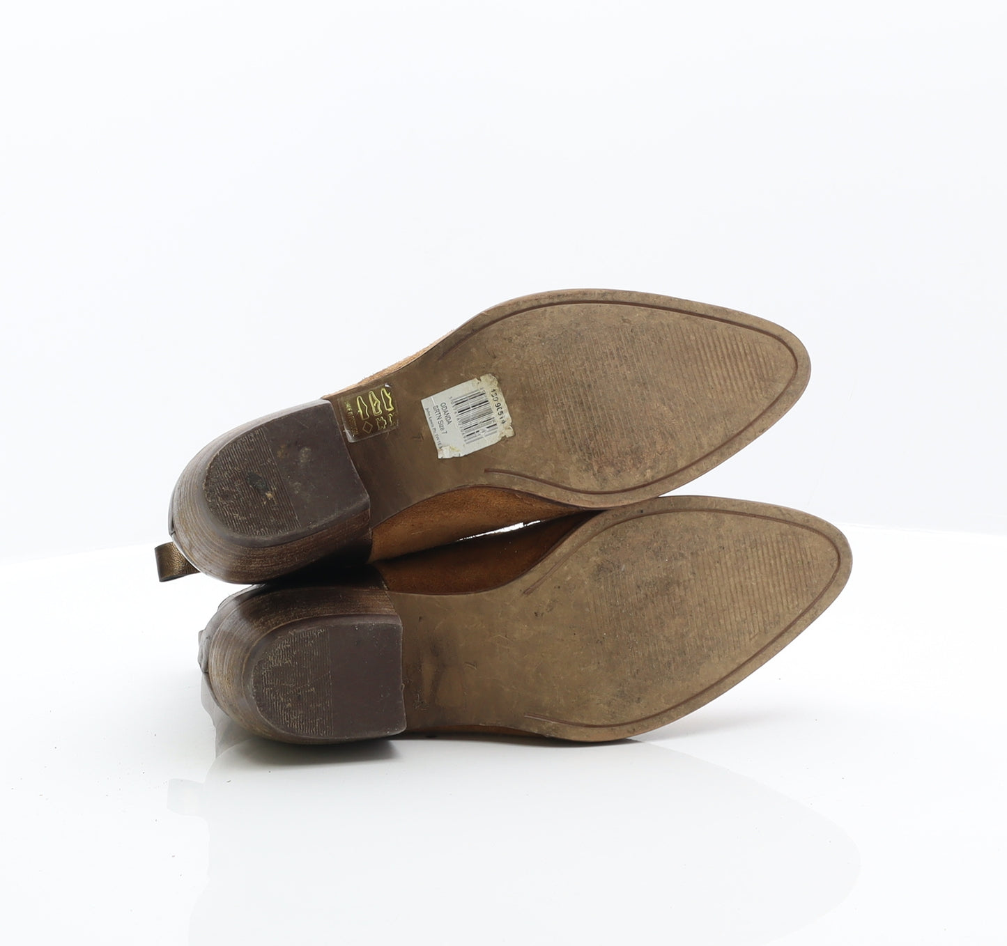 John Lewis Womens Brown Suede Cowboy Boot UK 7