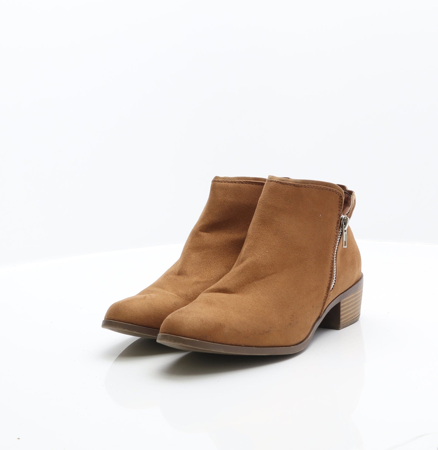 Papaya Womens Brown Suede Chelsea Boot UK 6 39