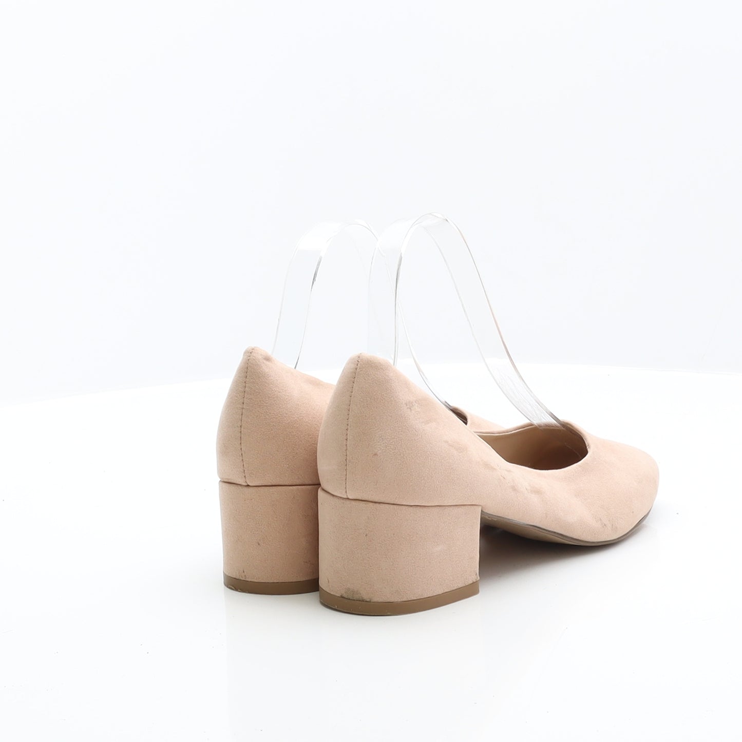 New Look Womens Pink Suede Court Heel UK 5 38
