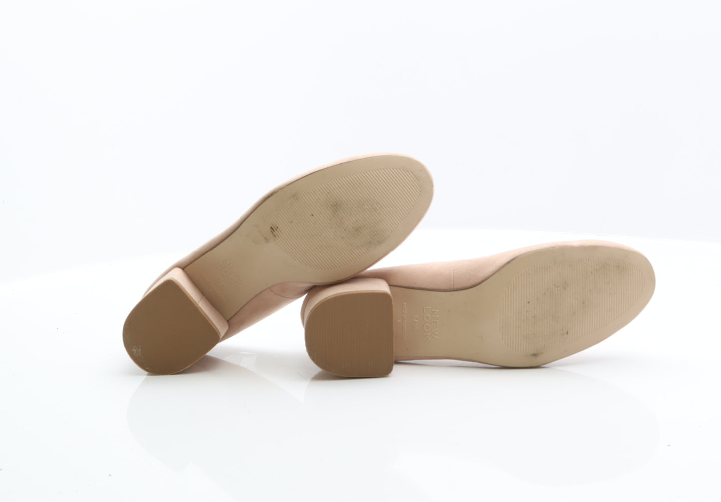 New Look Womens Pink Suede Court Heel UK 5 38