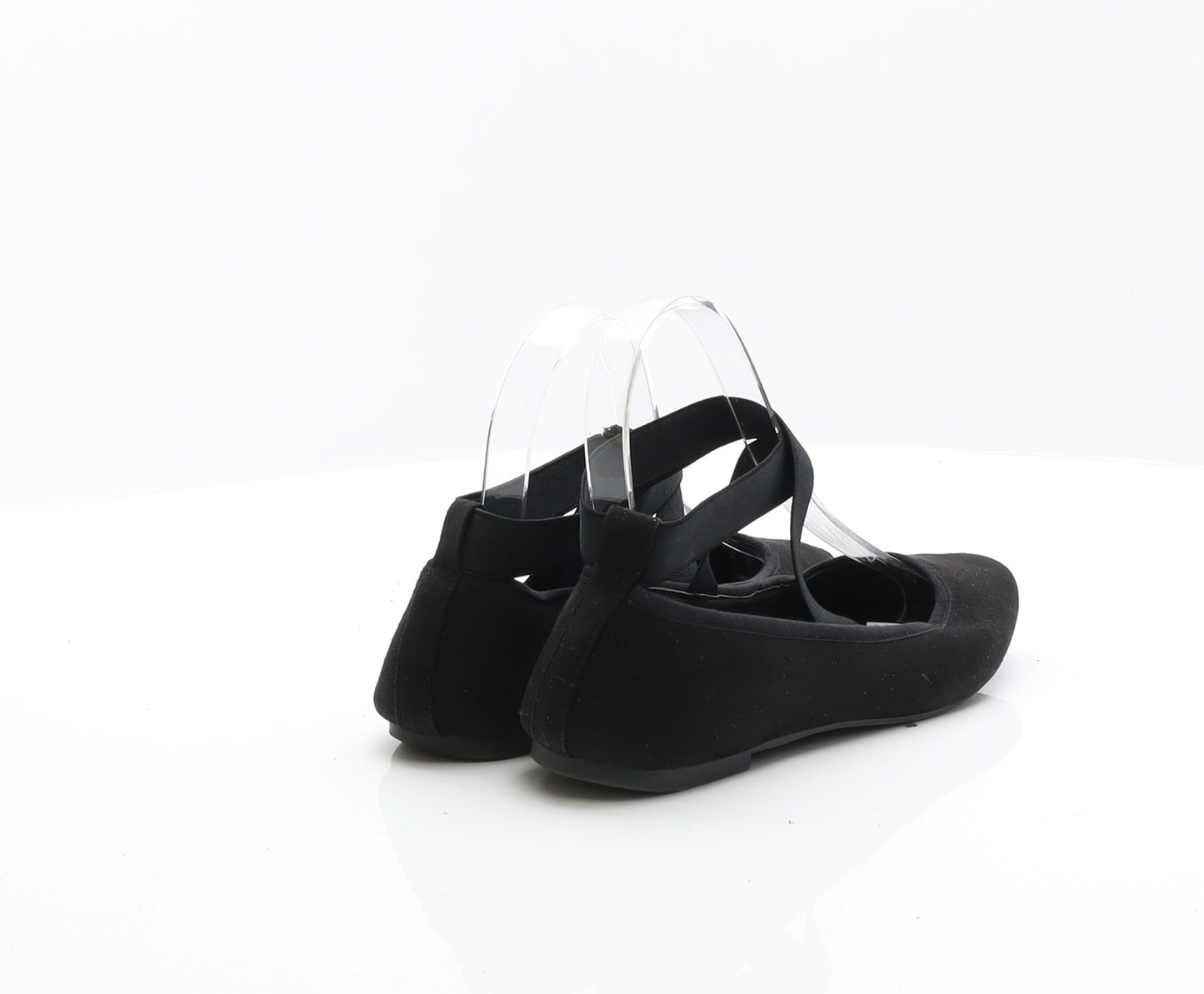 Atmosphere Womens Black Suede Ballet Flat UK 3 36