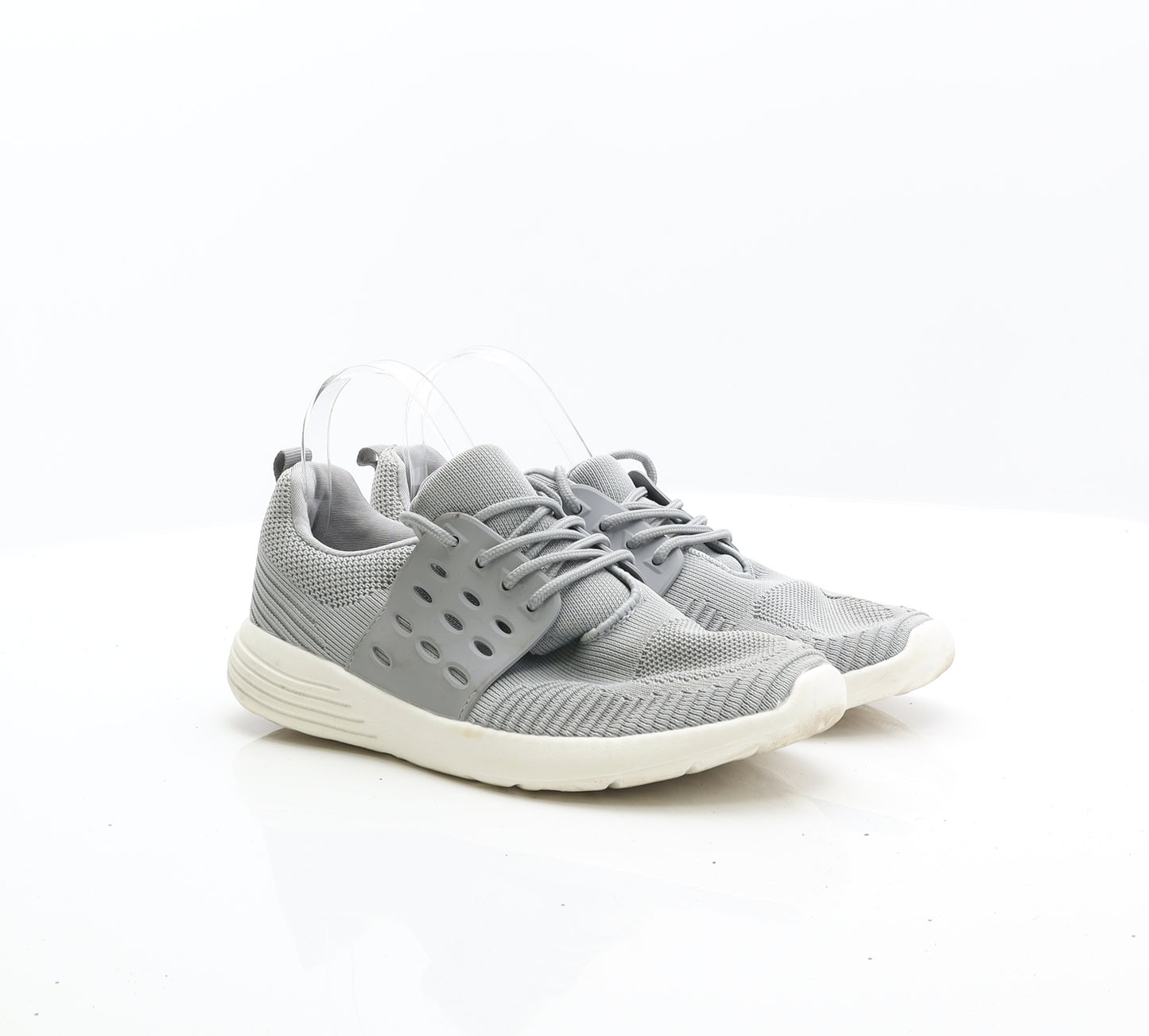 TU Womens Grey Fabric Trainer UK 7