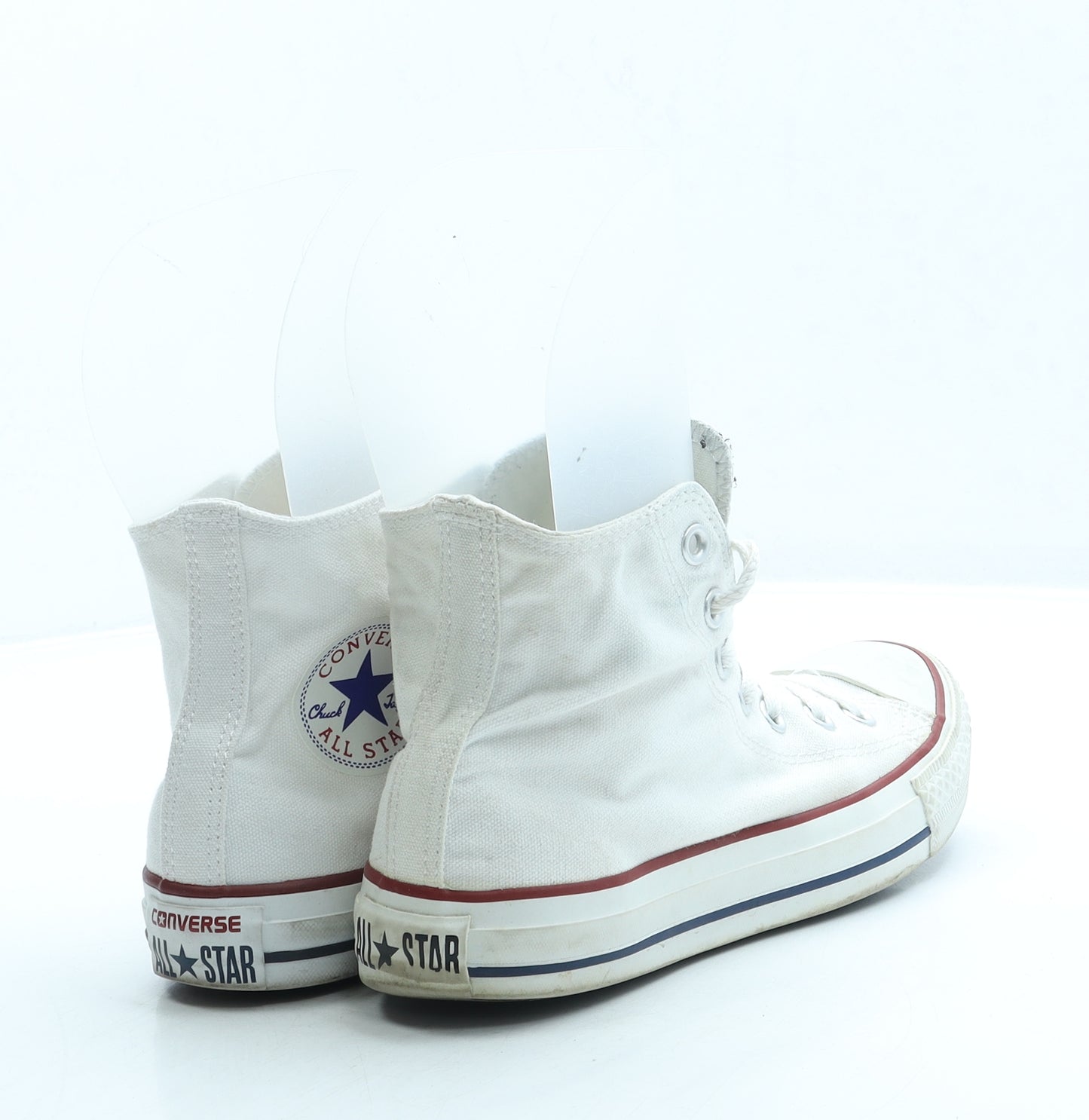 Converse Womens White Fabric Trainer UK 5 37.5