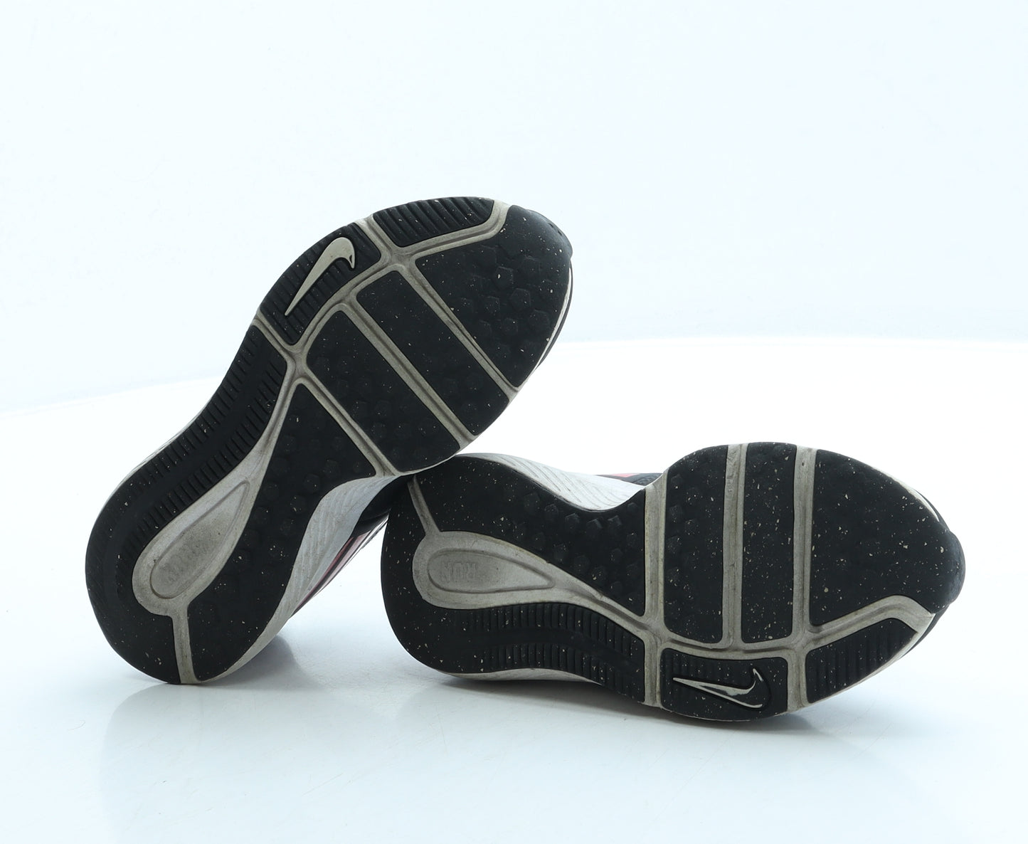 Nike Girls Black Polyester Trainer UK 11 28